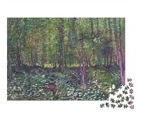 Van Gogh Undergrowth Jigsaw Puzzle for Adults, 1000 Pieces, 38x26cm/1000pcs, Quiet Home Activity, Relaxing Indoor Time And Puzzle Lovers
