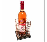 Van Gogh Utensil Holder Slate Storage Display Basket Champagne Wine Holder in Rose Gold Van Gogh Rose Gold