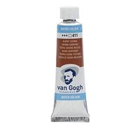 Van Gogh Watercolour Paint, 10ml Tube, Burnt Sienna 411