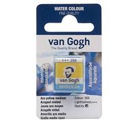 Van Gogh Watercolour Paint, Half Pan, Azo Yellow Medium 269