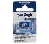 Van Gogh Watercolour Paint, Half Pan, Cobalt Blue Ultramarine 512