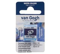 Van Gogh Watercolour Paint, Half Pan, Permanent Blue Violet 568