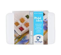 Van Gogh Watercolour pocket box muted colours | 12 half pans