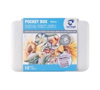 Van Gogh Watercolour Paints in Plastic Case - 12 Colours Nature