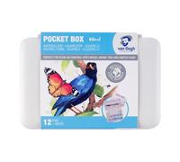 Van Gogh Watercolour Paints in Plastic Case - 12 Colours Vibrant