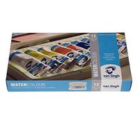 Van Gogh Watercolour plastic case set | 12 x 10 ml tubes