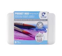 Van Gogh Watercolour pocket box primary mixing set | 5 half pans + 7 empty spaces