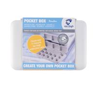 Van Gogh Watercolour Promo Display | 10 Empty Pocket Boxes | White | Ideal for Custom Selections | Italy-Only Plastic Collection Guidelines