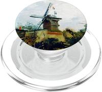 Van Gogh - Windmills on Montmartre - Art For Artists PopSockets PopGrip for MagSafe