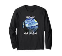 Van Gogh with The Flow Famous Artist Masterpiece Long Sleeve T-Shirt
