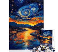 Van Goghs Dream 1000 Piece Jigsaw Puzzles for Adults Improve Overall Mental Performance Mindful Soothing Leisure Game (50x75cm)