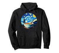 Van Gogh's Starry Night ramen noodle Bowl japanese cuisine Pullover Hoodie