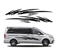 Van Graphics Splash Sticker Vinyl Funny Decor Decal Auto Tuning Accessories, for Camper Car Motorhome RV Caravan Cargo MPV Panel Car Side Skirt Stickers