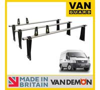 Van Guard Ford Transit (2000-2014) Roof Rack 3 Aluminium Roof Bars With Loadstops - Ultibar Plus - Vg154-3