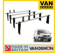 Van Guard Ford Transit (2000-2014) Roof Rack 4 Aluminium Roof Bars With Loadstops - Ultibar Plus - Vg153-4