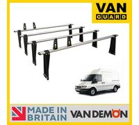 Van Guard Ford Transit (2000-2014) Roof Rack 4 Aluminium Roof Bars With Loadstops - Ultibar Plus - Vg154-4