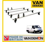 Van Guard Ford Transit (2000-2014) Roof Rack 4 Aluminium Roof Bars With Loadstops - Ultibar Plus - Vg49-4