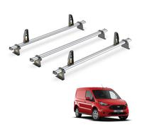 Van Guard Ford Transit Conect (2013-2023) Roof Rack 3 Aluminium Roof Bars With Loadstops - Ultibar Plus - Vg309-3Lwb