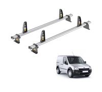 Van Guard Ford Transit Connect (2002-2013) Roof Rack 2 Aluminium Roof Bars With Loadstops - Ultibar Plus - Vg201-2
