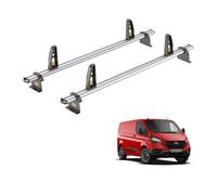 Van Guard Ford Transit Custom (2013-2024) Roof Rack 2 Aluminium Roof Bars With Loadstops - Ultibar Plus - Vg304-2
