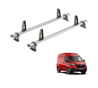 Van Guard Ford Transit Custom (2013-2024) Roof Rack 2 Aluminium Roof Bars With Loadstops - Ultibar Plus - Vg308-2
