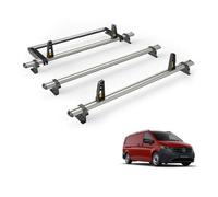 Van Guard Roof Rack for Mercedes Vito 2015+ 3 Aluminium Roof Bars, Rear Ladder Roller with Loadstops [Only for Compact (L1) or Long Wheelbase (L2) Models with Twin Rear Doors.] - UltiBar Plus