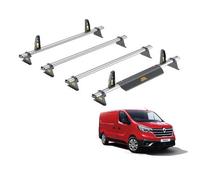 Van Guard Renault Trafic (2014+) Roof Rack 4 Aluminium Roof Bars With Loadstops - Ultibar Plus - Vg315-4