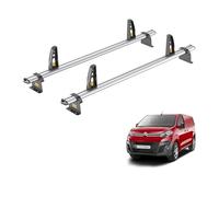 Van Guard Roof Rack for Citroen Dispatch (2016+) 2 Roof Bars + 4 Load Stops [Only Suitable for 'M' Wheelbase Models with Twin Rear Doors] - Ulti Bar - VG333-2
