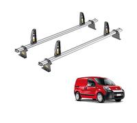 Van Guard Roof Rack for Fiat Fiorino (2008+) 2 Aluminium Roof Bars with Loadstops - UltiBar Plus - VG270-2