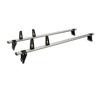 Van Guard Roof Rack for Ford Transit (2000-2014) 2 Aluminium Roof Bars with Loadstops [Note: Only Suitable for Low Roof Models.] - UltiBar Plus - VG49-2