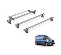 Van Guard Roof Rack for Maxus Deliver 9 2020+ 3 Steel Roof Bars & Rear Ladder Roller [High Roof; Extra High Roof] - UltiBar Trade - SB342-3/VGR-06