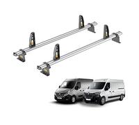 Van Guard Roof Rack for Renault Master (2010+) 2 Aluminium Roof Bars with Loadstops - UltiBar Plus - VG286-2