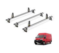 Van Guard Roof Rack for Vauxhall Movano 2022+ 3 Steel Roof Bars with Loadstops - UltiBar Trade - VG245-3