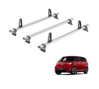 Van Guard Roof Rack for VW ID Buzz (2022+) 3 Aluminium Roof Bars with Loadstops - UltiBar Plus - VG347-3
