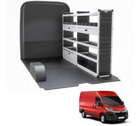 Van Guard Trade Citroen Relay (2006+) Van Racking Organiser Van Shelving & Accessories (Gold Package) Driver Side (Tvr-G-006-Os)
