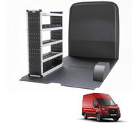 Van Guard Trade Ford Transit 2014+ Van Racking Organiser Van Shelving & Accessories Silver Package Passanger Side Tvr-S-006-Ns