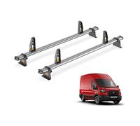 Van Guard Trade Ford Transit Mk8 (2014+) Roof Rack 2 Steel Roof Bars & Loadstops - Ultibar Trade - Sb310-2