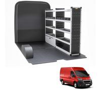 Van Guard Trade Peugeot Boxer (2006+) Van Racking Organiser Van Shelving & Accessories (Silver Package) Driver Side (Tvr-S-006-Os)