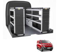 Van Guard Trade Peugeot Expert (2016+) Van Racking Organiser (Silver Package) Driver + Passanger Bundle (Tvr-S-018)