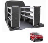 Van Guard Trade Peugeot Expert (2016+) Van Racking Organiser Van Shelving (Bronze Package) Driver + Passanger Bundle (Tvr-B-019)