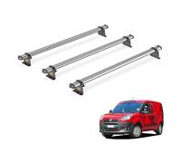 Van Guard Trade Roof Rack for Fiat Doblo (2010+) 3 Steel Roof Bars [Only Suitable for Standard Roof (H1) Models] - UltiBar Trade - SB284-3