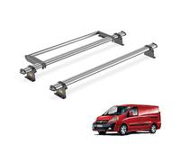 Van Guard Trade Roof Rack for Fiat Scudo (2007-2016) 2 Steel Roof Bars & Rear Ladder Roller [Only Suitable for Models with Rear Tailgate] - UltiBar Trade - SB248-2/VGR-28