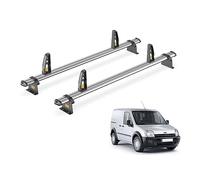 Van Guard Trade Roof Rack for Ford Transit Connect (2002-2013) 2 Steel Roof Bars & Loadstops - UltiBar Trade - SB201-2