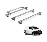 Van Guard Trade Roof Rack for Nissan NV200 (2009+) 3 Steel Roof Bars & Rear Ladder Roller [Only Suitable for Models with Twin Rear Doors] - UltiBar Trade - SB282-3/VGR-03