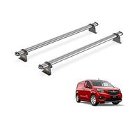 Van Guard Trade Roof Rack for Vauxhall Combo E (2018+) 2 Steel Roof Bars [Only Suitable for Models with Twin Rear Doors] - UltiBar Trade - SB338-2