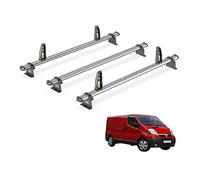 Van Guard Trade Roof Rack for Vauxhall Vivaro (2001-2014) 3 Steel Roof Bars & Loadstops [Only Suitable for Standard Roof Models] - UltiBar Trade - SB255-3