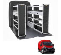 Van Guard Trade Vauxhall Movano (2022+) Van Racking Organiser (Gold Package) Driver + Passanger Bundle (Tvr-G-006)