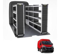 Van Guard Trade Vauxhall Movano (2022+) Van Racking Organiser (Silver Package) Driver + Passanger Bundle (Tvr-S-007)