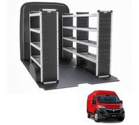 Van Guard Trade Vauxhall Movano (2022+) Van Racking Organiser Van Shelving (Bronze Package) Driver + Passanger Bundle (Tvr-B-006)