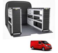 Van Guard Trade Van Racking for Vauxhall Vivaro 2014-2019 [Only Suitable for Short Wheelbase and Standard Roof] - Organiser Van Shelving (Gold Package) - Driver + Passanger Bundle (TVR-G-008)
